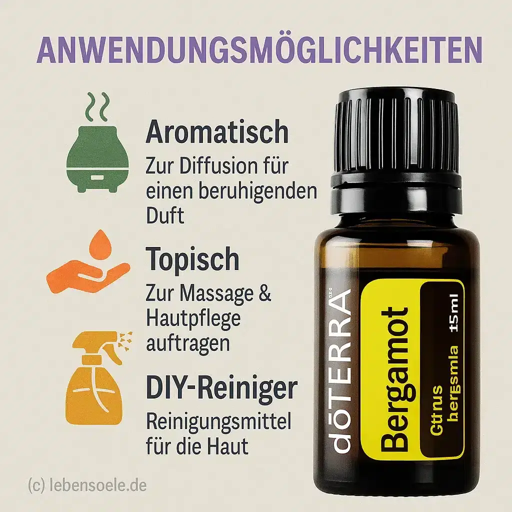 doTERRA Bergamotte Anwendung ätherisches Öl