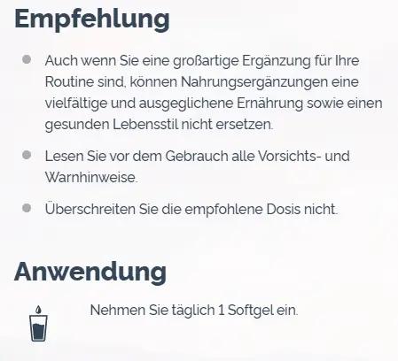 cp+ softgels anwendung